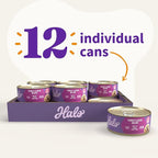 Halo Wet Dog Food For Small Dogs, Grain Free, Turkey & Duck 5.5 Ounce (Pack of 12)
