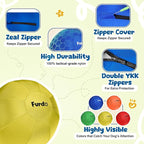25" Herding Ball for Dogs, for Australian Shepherd, for Cattle, for Border Collie, for Blue Heelers & Medium to Large Dogs,Horse, Herding Dog Ball, Herding Toys - Yellow