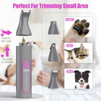 Dog Clippers for Grooming,Dog Grooming Kit for Heavy Thick Hair&Coats/Low Noise Rechargeable Cordless Pet Shaver with Paw Trimmer Nail Grinder/Pet Hair Trimmer for Small & Large Cats