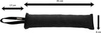 Dingo Gear French Linen tug Toy for Dog, Dog Bumper for Training, Agility, tug of war, Dog bite Pillow for Strong Dog, 1handle 18" Black S00075