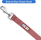 Pawtitas 6 FT Pet Puppy Leash Reflective Dog Leash Comfortable Handle Highly Reflective Threads Heavy Duty Dog Training Leash Available as a 6 ft Medium Dog Leash or 4 ft Dog Leash