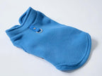 JACKO & CO - Fleece Vest Dog Sweater with Leash Ring - Soft, Warm & Lightweight Pullover Coat for Small & Medium Dogs, Puppies & Cats - Cozy Fall/Winter/Spring Pet Jacket (Blue, X-Large 17-25lbs)