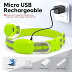 Flashseen LED Cat Collar,Light Up Dog Collar Rechargeable, Dog Lights for Night Walking, Comfortable Soft Mesh Pet Collar Adjustable for Cats Puppy and Small Dogs(Neon Green, XS)