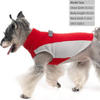 KOOLTAIL Small Dog Sweater - Dog Fleece Vest Jacket with Leash D-Ring for Small Medium Dogs, Soft Pullover Winter Warm Cold Weather Coats, Pet Fall Clothes Outfit for Puppy Cat Boys&Girls, Red S