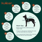 Kuoser Dog Coat, Extra Warm Dog Jacket Windproof Dogs Cold Weather Coats for Small Dogs, Fleece Lining Turtleneck Doggy Snowsuit Reflective Adjustable Pet Winter Clothes Christmas, Pink S