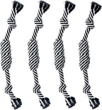 YESWOOD! Small Dog Ropes for Aggressive Chewers Puppy Chew Toys Small Soft Rope for Teething Tug of War Dog Toy Small Breed Rope Candy for Small and Medium Dogs 0-80 Pounds（4-Pack）