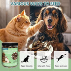 Freeze Dried Little Quail, 3 Oz Quail Dogs Cat Treats, Single Ingredient Freeze Dried Cat and Dog Treats Delicious Training Snacks, Natural Food Healthy Animal Protein Pet Food