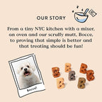 Bocce's Bakery Spiced Cider All-Natural Soft & Chewy Halloween Dog Treats - Wheat-Free Everyday Cookies for Dogs, Made with Real Ingredients & Baked in The USA – Apple & Cinnamon Flavored (6 oz Bag)