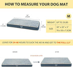 VANKEAN Waterproof Dog Pad Bed Mat Reversible (Warm&Cool), Removable Washable Cover & Waterproof Inner Lining, Pet Mattress for Cats and Dogs, Joint Relief Crate Bed, Navy