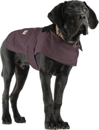 Carhartt Firm Duck Insulated Dog Chore Coat, Durable Weather Resistant Jacket for Cold and Windy Conditions, Contains PFAS (Deep Wine), Small
