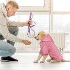 Dog Sweaters for Small Dogs Dog Hoodie Fleece Soft Pet Clothes Sweatshirt with Pocket Pet Hoodie for Small Dogs Puppy Sweater(Pink&XS)