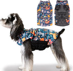 CuteBone Winter Dog Coat - Waterproof Windproof Reversible Vest, Thick Adjustable Cold Weather Jacket for Small Medium Large Dogs, Soft With Leash Hole