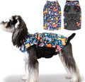 CuteBone Winter Dog Coat - Waterproof Windproof Reversible Jacket - Thick Adjustable Soft Coat with Leash Hole for Small to Large Dogs