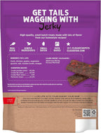 Cloud Star Wag More Bark Less 10 oz Grain Free Jerky Dog Treats with Duck & Apple