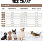 BRKURLEG Dog Winter Coat, Warm Dog Jackets for Small and Medium Large Dogs, Reflective Adjustable Pet Cold Weather Coats, Waterproof Windproof Dogs Snow Jacket Clothes Warm Vest (M, Khaki)