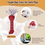 2PCS Premium Durable Rope Toys for Aggressive Chewers, Dog Tug of War Toys for Medium/Large Dogs, Glow in The Dark Outdoor Dog Fetch Toy, Interactive Dog Toy, Keep Your Powerful Chewers Busy