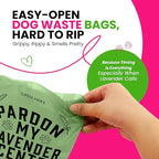 Dog Poop Bags 120 Count – Leakproof, Easy Open, Lavender Scent | Extra Thick Plant-Based PLA + PBAT, Fits All Dispensers | Funny Hey Stinky Design – $1 Donated to Service & Therapy Dogs
