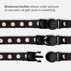 CollarDirect Cat Collar Breakaway with Removable Bell Set of 2 PCS