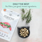 The New Zealand Natural Pet Food Co Meow Freeze Dried Cat Food - Wild Brushtail Recipe, High Protein Treats, Meals & Toppers,Dry Cat Food,9.9 oz