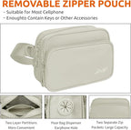 Dog Training Treat Pouch Fanny Pack,Dog Waist Belt,Dogs Walking Bag Crossbody with Poop Bags,Puppy Treat Bag Training Pouch (Khaki)