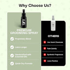 605Products | Premium Dog Cologne and Odor Eliminator - Long Lasting Dog Perfume Made with Essential Oils - Spray Deodorant for Smelly Dogs, Dog Grooming Spray 3pack (Show Dog, 2oz Spray Bottles)