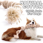 Dog Rope Toy, Rope Toys for Dogs Aggressive Chewers, for Large Dogs for Cleaning Teeth, Bite Resistant, 3 Pack