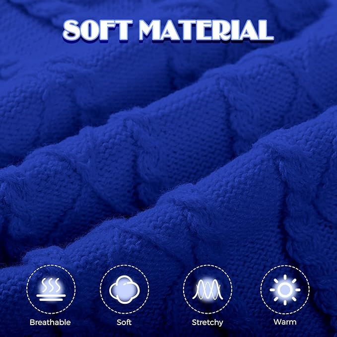 Dog Sweaters for Small Medium Large Dogs Girl, Soft Warm Turtleneck Pup Dogs Shirt, Double Knitting Collar for Outdoor Playing, Warm Dog Clothes