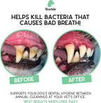 Barkle Vet Approved Dog Teeth Cleaning Toothpaste & Tooth Brushing Kit | Eliminate Plaque, Tartar & Bad Breath | Mint Dog Breath Freshener Gel | Puppy & Small Breed Safe | Free Finger Brush (60 Days)