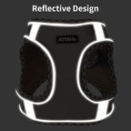 AIITLE Escape-Proof Dog Harness - Extra Soft Jacquard Fabric with Moisture-Wicking Lining, Adjustable Fit for Boston Terrier, Pekingese - Running, Playdates, Outdoor Adventures (Turquoise, L)