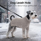 SAWMONG Dog Sweater, Dog Sweaters for Large Dogs Girls Boys, Pullover Turtleneck Knitted Doggy Sweatshirt, Cold Weather Pet Clothes（Grey, X-Large