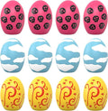 Squeaky Dog Toys, Soft Chewing Dog Balls, 12 Pcs Interactive Squeak Fetch Playing Pet Toy, Durable Bouncing Toys to Keep Them Busy, 2.6" Egg Ball for Puppies Small Breeds