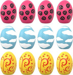 Squeaky Dog Toys, Soft Chewing Dog Balls, 12 Pcs Interactive Squeak Fetch Playing Pet Toy, Durable Bouncing Toys to Keep Them Busy, 2.6" Egg Ball for Puppies Small Breeds