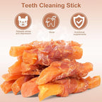 Dog Treats, Chicken Wrapped Sweet Potato Dog Snacks, Puppy Training Snacks Rawhide Free Treats 0.5lb/227g