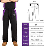 Noverlife Professional Grooming Pants for Pet Groomers, M Size, Comfortable Elasticated Waist, Lightweight Black Hair Resistant Trousers