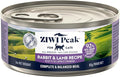 ZIWI Peak Wet Cat Food – All Natural, High Protein, Grain Free, Limited Ingredient, with Superfoods (Rabbit & Lamb, Case of 24, 3oz Cans)
