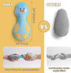 Duck Squeaky Dog Toy, New 2025 Indestructible Dog Toy for Aggressive Chewers, Stuffed Toy with Two Tough Layers, Interactive Tug Training to Keep Them Busy, Blue