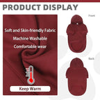 KOOLTAIL Basic Dog Hoodie - Soft and Warm Dog Hoodie Sweater with Leash Hole and Pocket, Dog Winter Coat, Cold Weather Clothes Sweatshirt for Small Medium Large Dogs Puppy Cat Boys Girls Deep Red XL