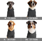 Basic Dog Hoodie Sweatshirts, Pet Clothes Hoodies Sweater with Hat and Leash Hole, Soft Cotton Outfit Coat for Large Medium Small Dogs, Dark Grey (X-Large)