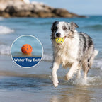 petizer 6 Pack 2.5’’ Dog Balls, Tough Dog Toys for Aggressive Chewers, Interactive Ball for Fetch Game, Lightweight Floating Toy, Durable Bouncy High Elasticity E-TPU Teething Chew Toys