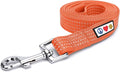 Pawtitas Pet / Puppy 6 - feet Reflective Dog Leash Medium / Large 1 Inch Orange Matching Collar and Harness sold separately.
