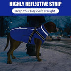 Doglay 2 in 1 Dog Coat with Harness Built-in, Waterproof Dog Winter Jacket with Pocket & Poop Bags, Reflective Adjustable Pet Winter Coat for Small, Medium, Large Dogs