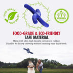 Tuff Pupper SuperChewy Tough Boomerang Toy | Lifetime Replacement | Strong Natural Rubber | Great Dog Fetch Toy | Toys for Dogs | Ultra Durable Chew Toys for Aggressive Chewers | for Large Breeds