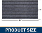 Dog Mat for Back Seat Extender, Non-slip Dogs Rug for Car Back Seat Cover with Hard Bottom, Waterproof Pet Protector Pad Fit Dog Hammock, Pet Backseat Cushion for Car, SUV, Truck. (51" x 24") (L).