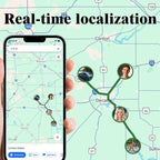 GPS Tracker for Vehicles, Pets & Valuables – No Subscription, Real-Time Tracking via App – Lightweight, Waterproof, Long Battery Life – Compatible with iOS & Android