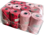 Dog Poop Bags – Leak-Proof Pet Waste Bags with Dispenser and Refill Rolls, Scented & Unscented Options, Eco-Friendly, 240 Count-12 Pack (Red)