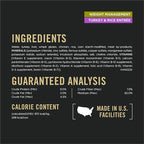 Purina Pro Plan Weight Management Wet Dog Food Turkey and Rice Entree in Gravy - (Pack of 12) 13 oz. Cans