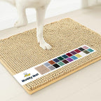 Muddy Mat® Shown on TV – Super Absorbent Door Mat Indoor, Microfiber Quick Dry Chenille Entryway Rug, Non-Slip Front Door Mat, Indoor Mats for Entryway, Machine Washable Pet Rug, Beige 24"x36"