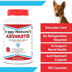 Azovast Plus Kidney Health Supplement for Dogs & Cats, 360ct - NO Refrigeration Required - Help Support Kidney Function & Manage Renal Toxins - Renal Care Supplement Capsule(U.S.A)(360 Caps)