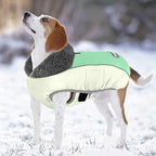 Dog Coat, Waterproof Dog Winter Jacket with Leash Hole, Reflective Adjustable Pet Fleece Sweater, Warm Snow Vest for Small Medium Large Dogs - Candy Green, 3XL