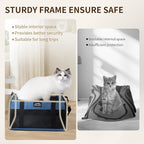 TSA Pet Carrier Airline Approved for Small Cats and Puppy, Cat Carrier Soft Fits Pets Up to 15 lbs, Dogs Carrier Bag with Litter Box Foldable, Ideal for Travel, Car Rides, and Vet Visits, Dark Blue